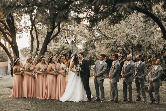 wedding party portrait