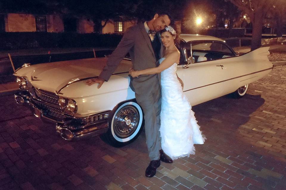 Cadillac coupe for wedding