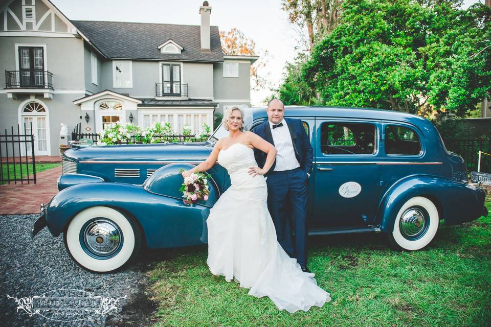 Couple with Cadillac