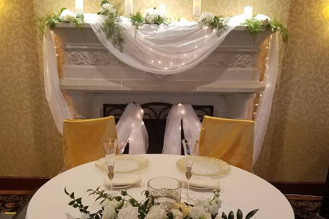 Sweet heart table