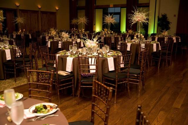 Brass chairs