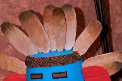 Kachina Doll Wedding Cake head