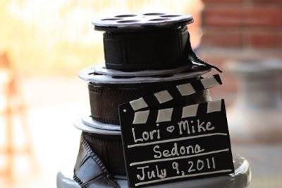 Movie Theme Wedding cake