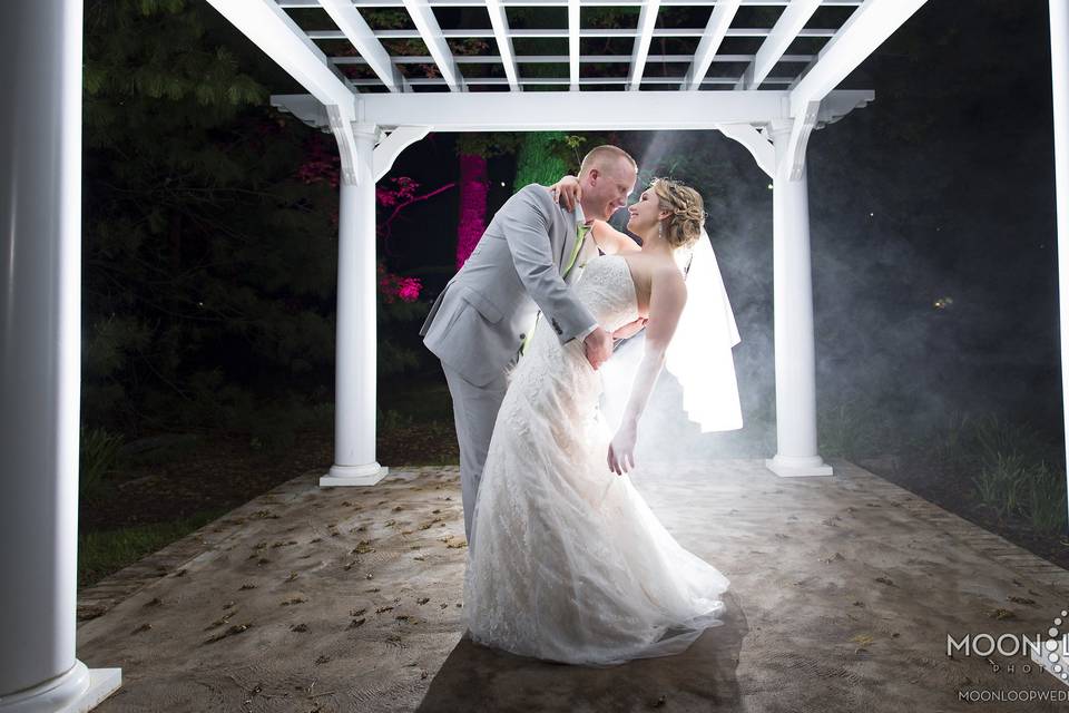 Gazebo at night