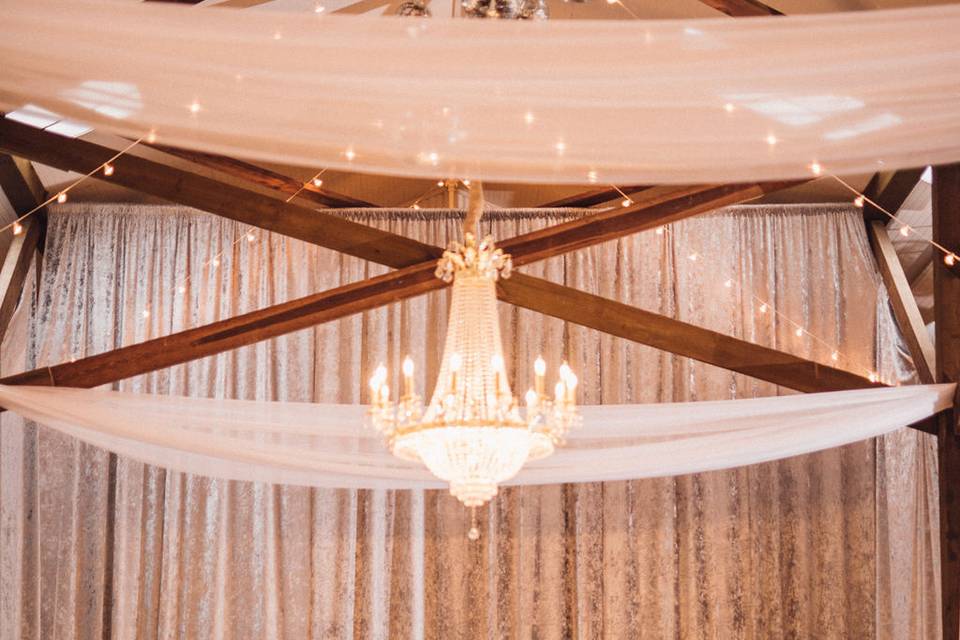 Indoor Draping Supposey Venue