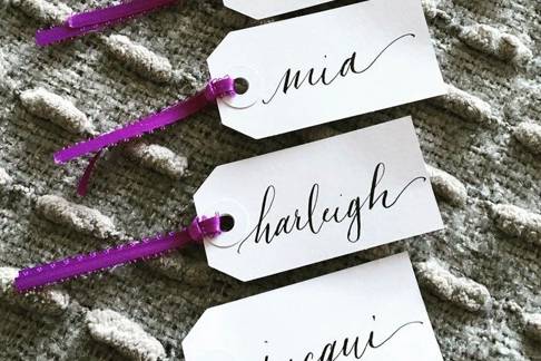 Gift tags