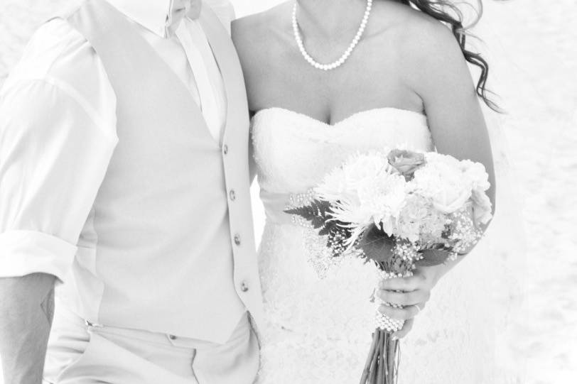 Photography and photo packages by Jeani Waters Photography - Ceremony decor by Beach Weddings of Florida and reservations and coordination by Carolina Wedding Company.