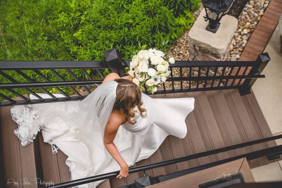 Stairway from Bridal Suite