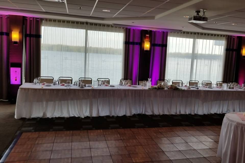 Buffet setup