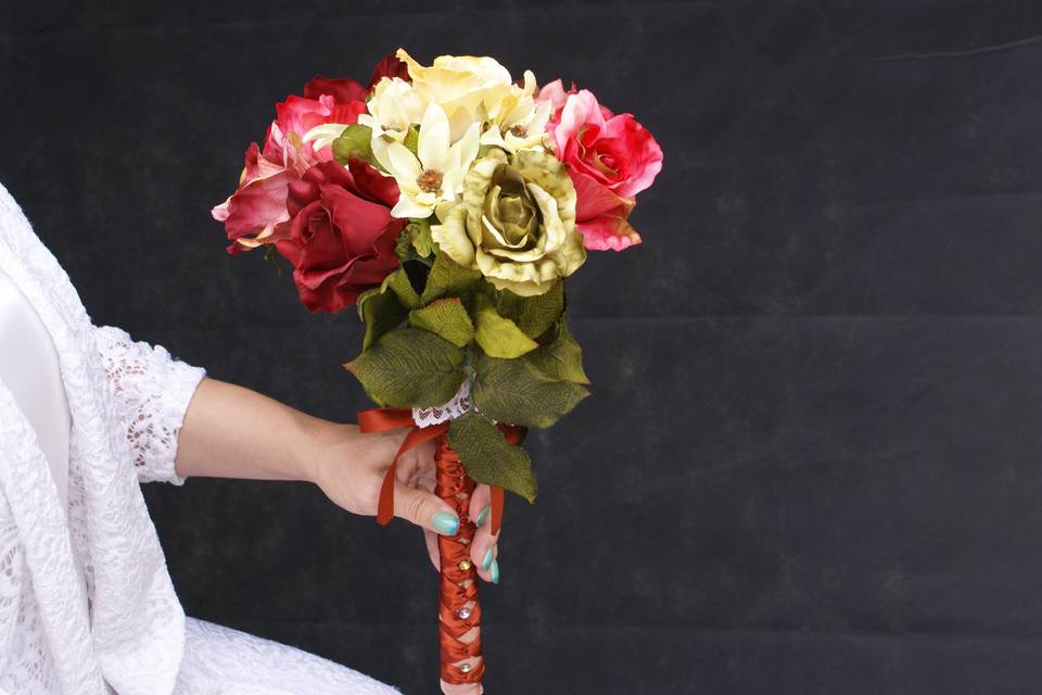 Country silk bouquet
