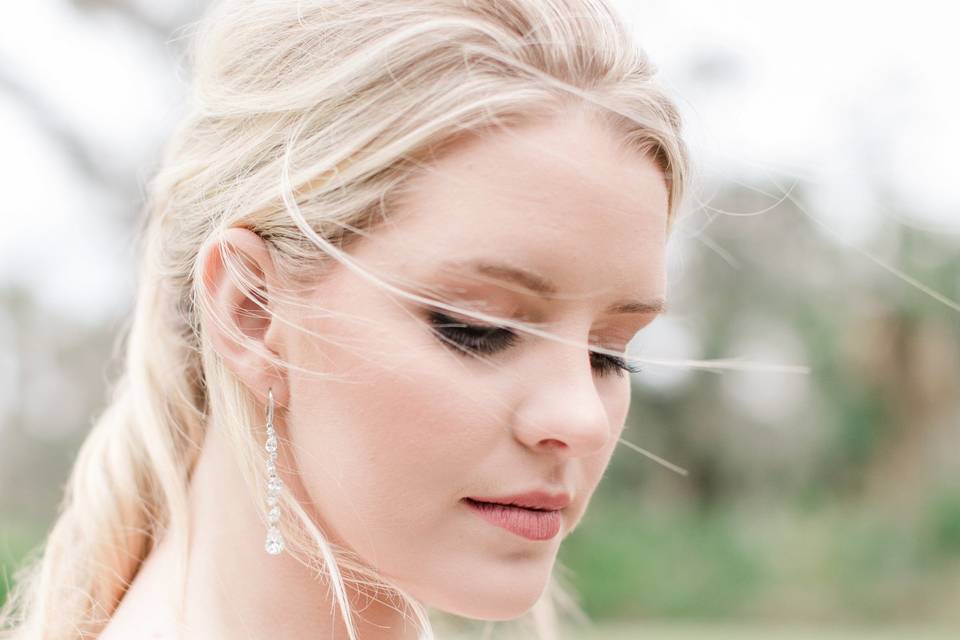 Bridal hair and make up| Photography:  Natalie Broach