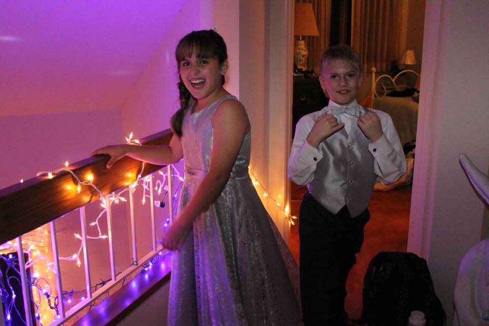 Ring bearer and flower girl