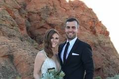 Bride and groom portrait