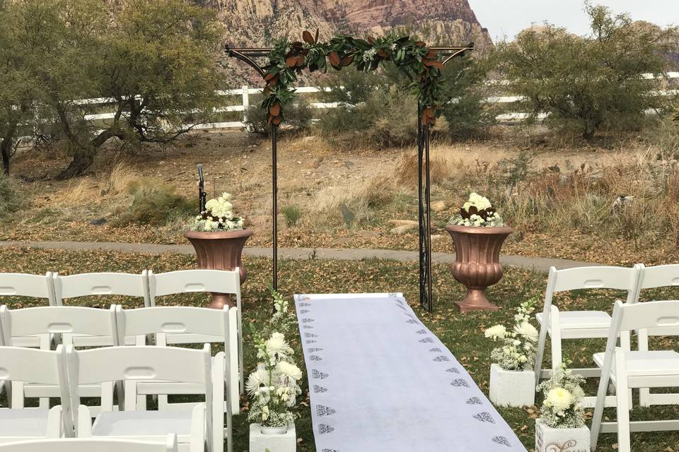 Outdoor ceremony