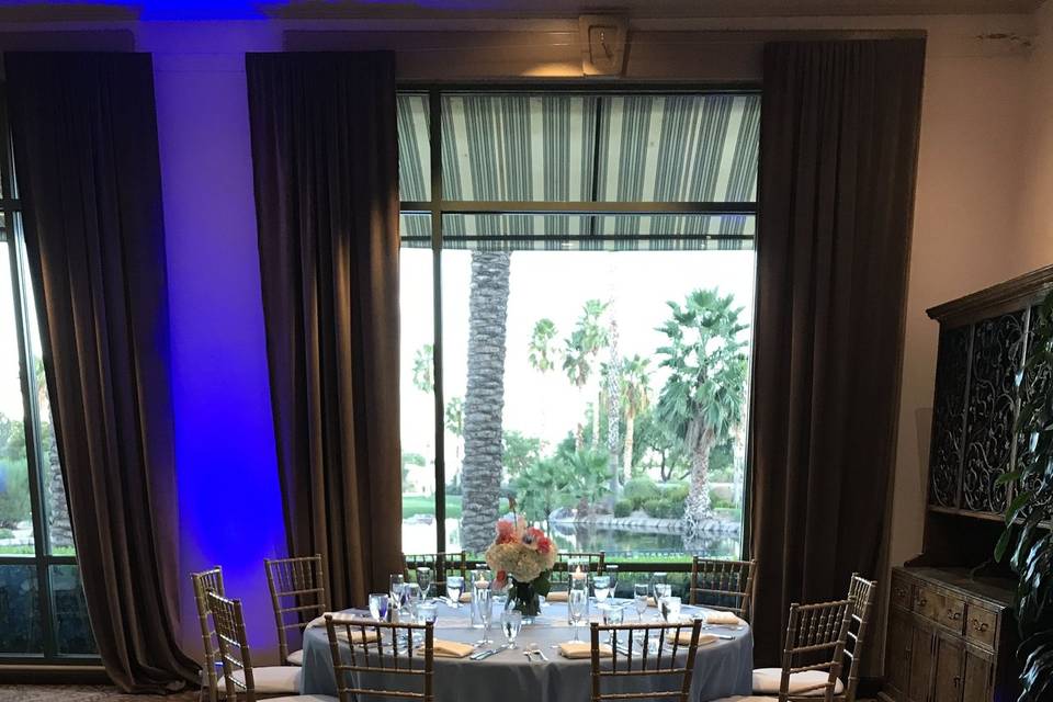 Reception decor