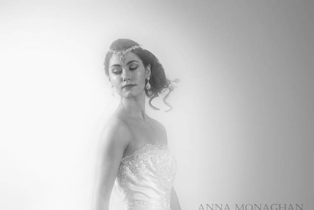 Black and white