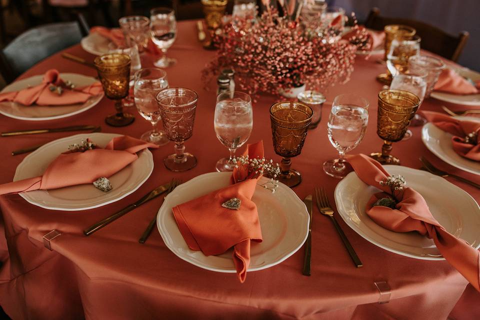 Muli-colored table