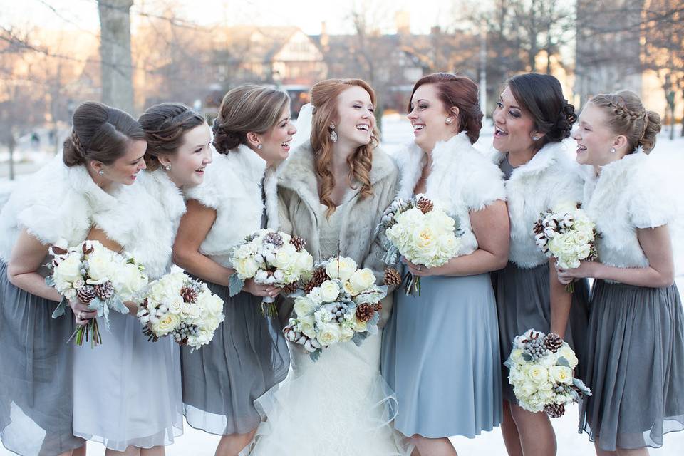 Winter wedding | Photo credit: Richard & Tara Photography