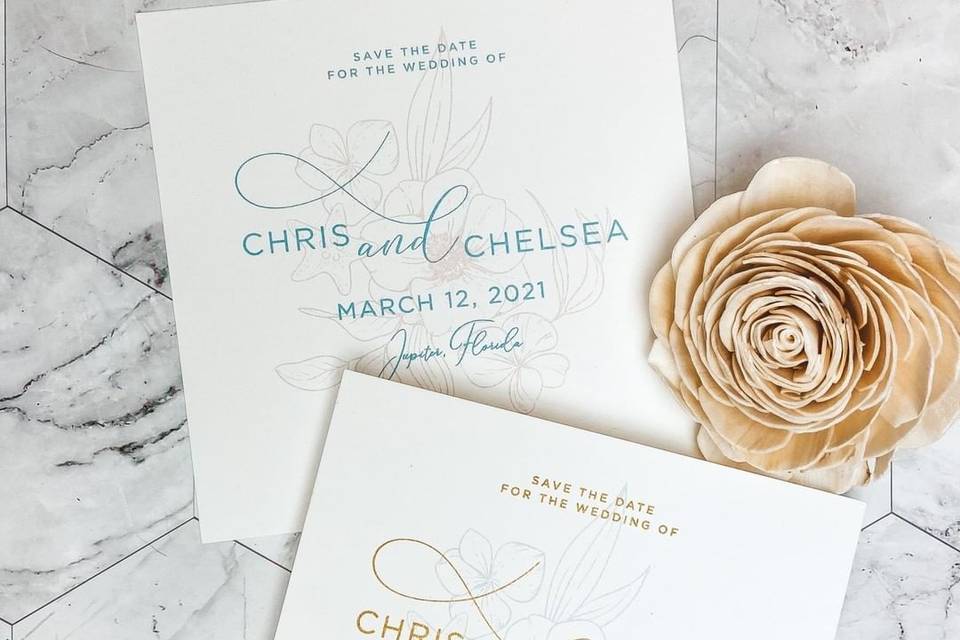 Save-the-date design