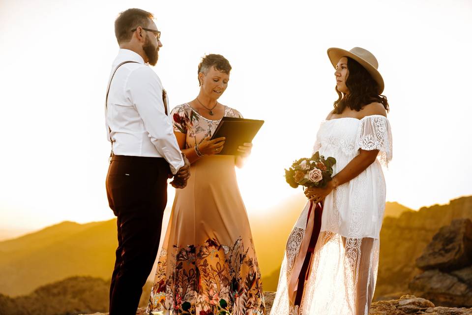 Fun and unique elopement