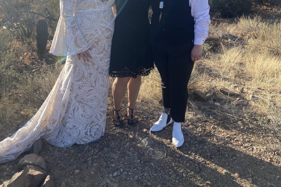 Desert wedding