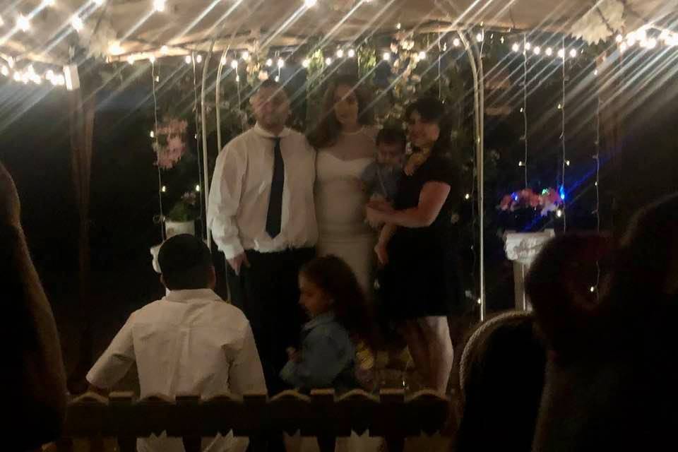 Wedding family picture