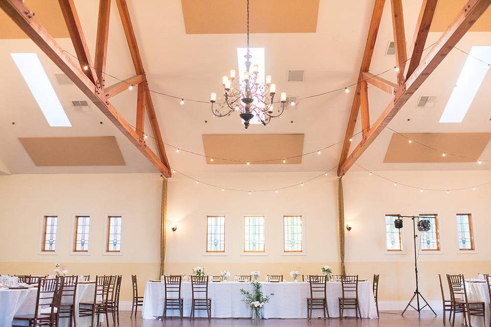 Dining area set-up