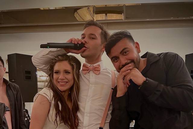 Happy newlyweds