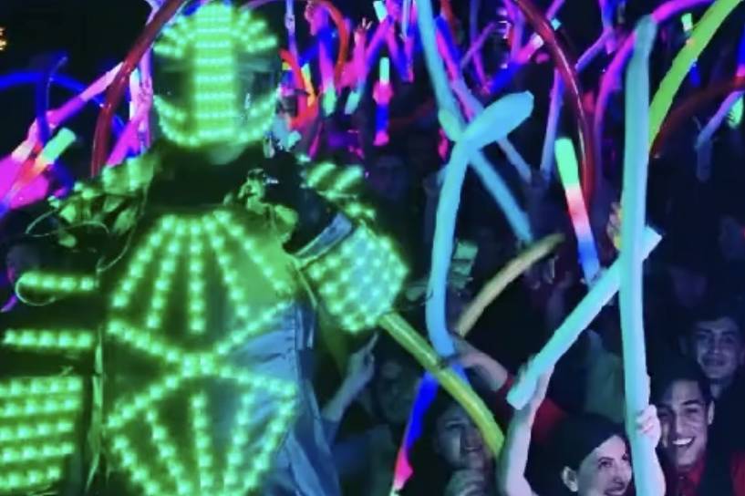 Crazy colorful lights