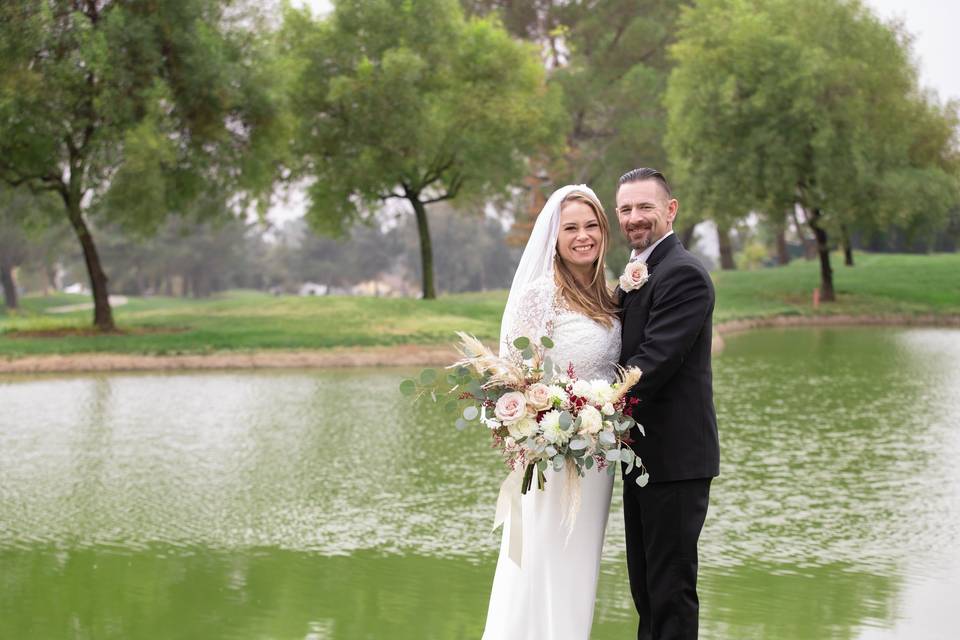 Couple at the lake