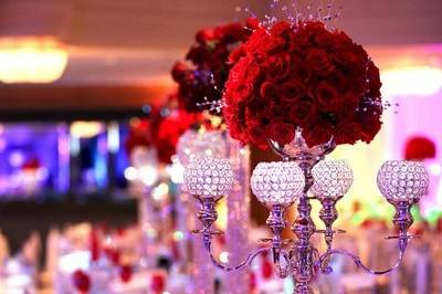 Table setting  with centerpiece