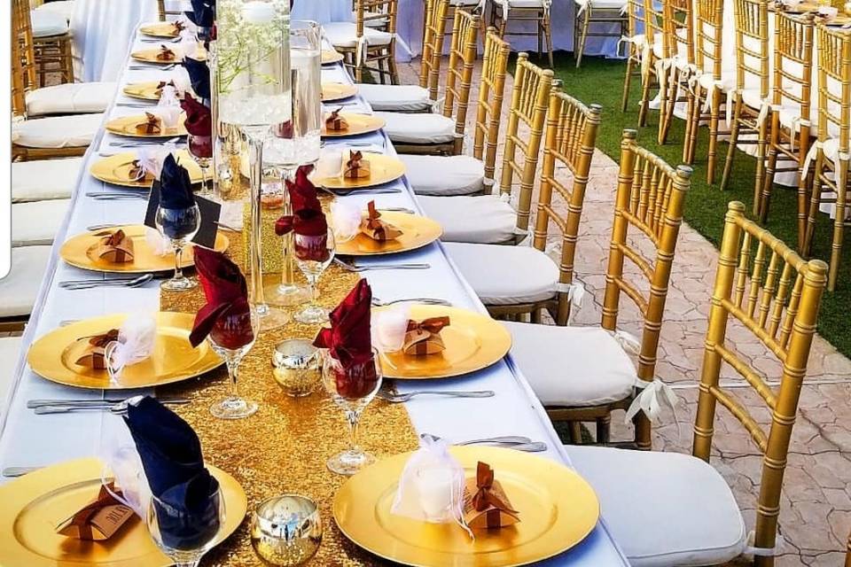 Garnish with gold