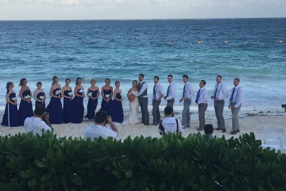 Wedding Party in Los Cabos