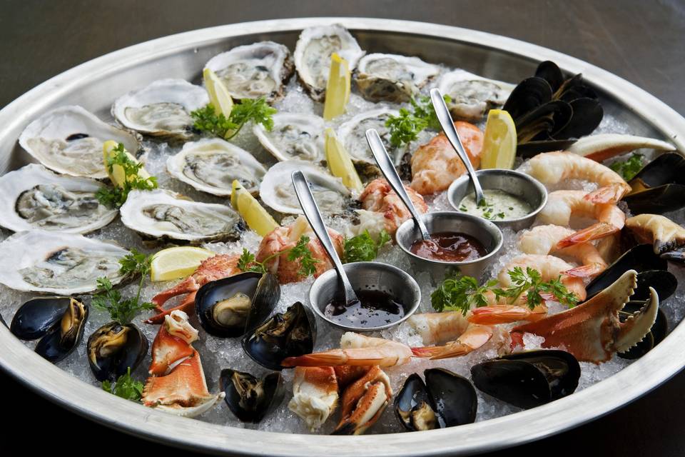 Fresh sea food platter