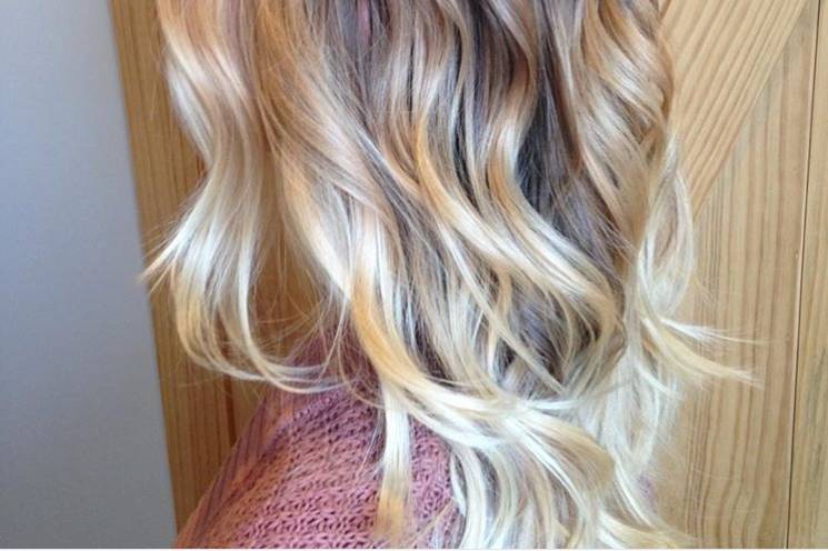 Blonde highlights