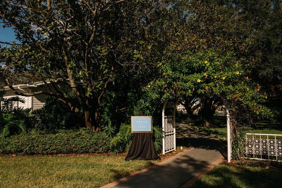 Wedding entrance