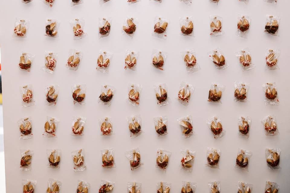 Fortune cookie wall