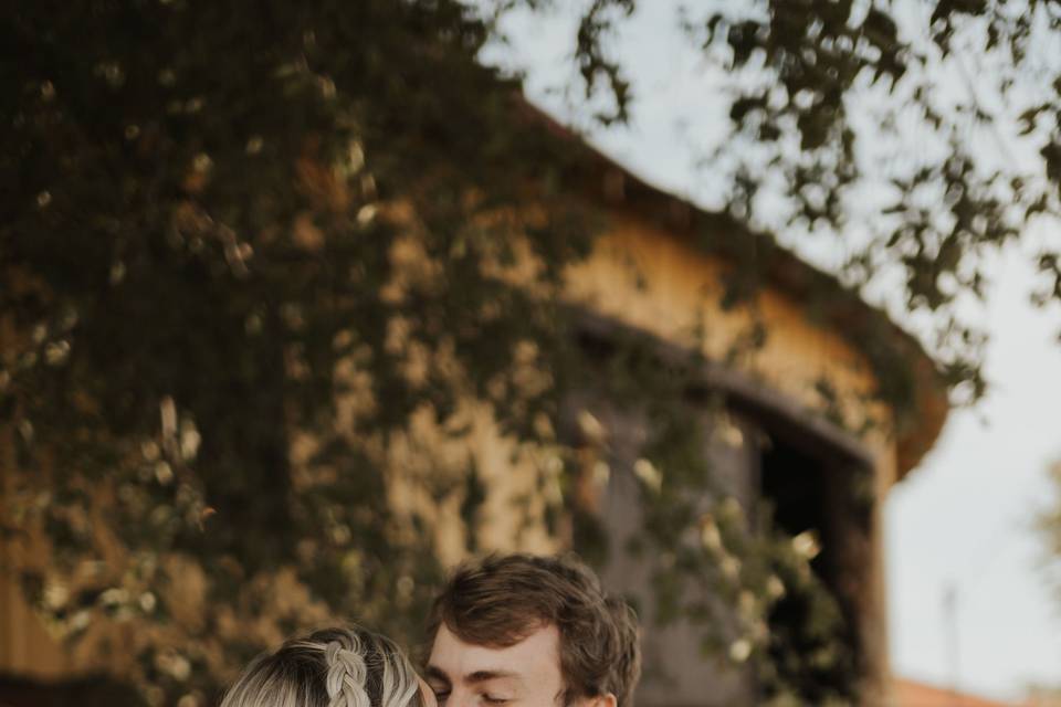 Bride + Groom first look