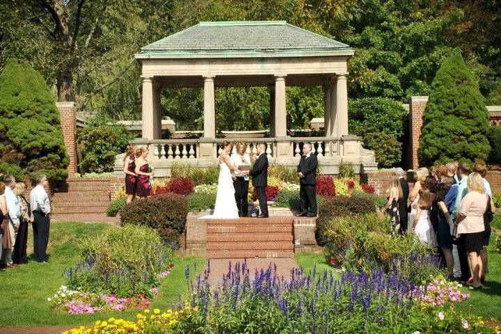 Beautiful outdoor wedding