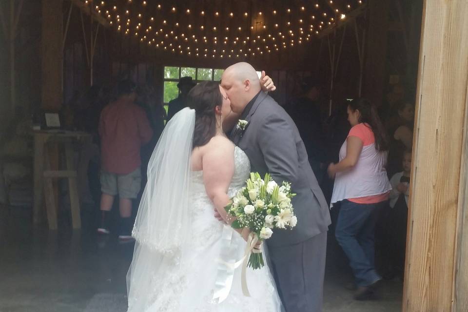 Wedding kiss