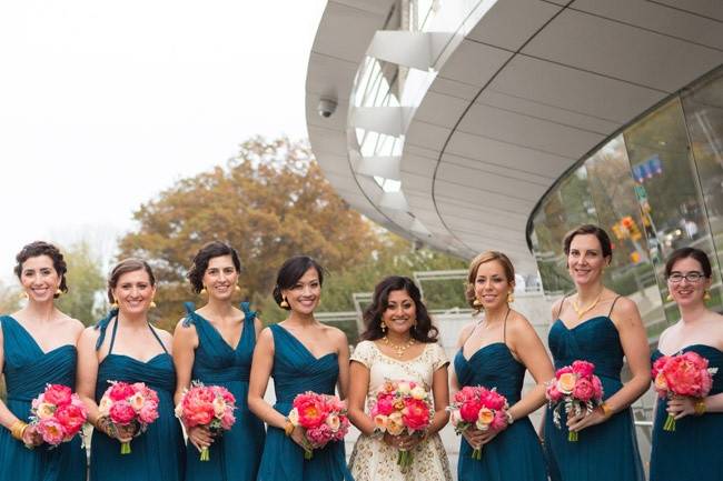 Sea blue dresses