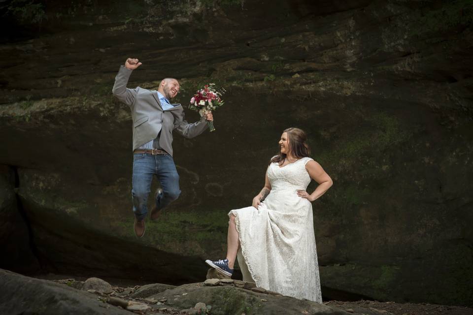 Hocking Hills Wedding