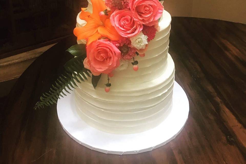 Textured buttercream