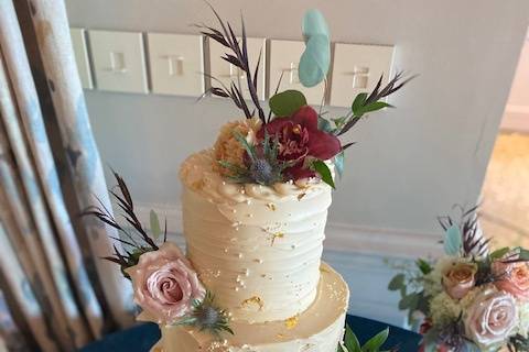 Buttercream with Gold Leaf