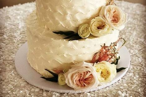 Textured buttercream