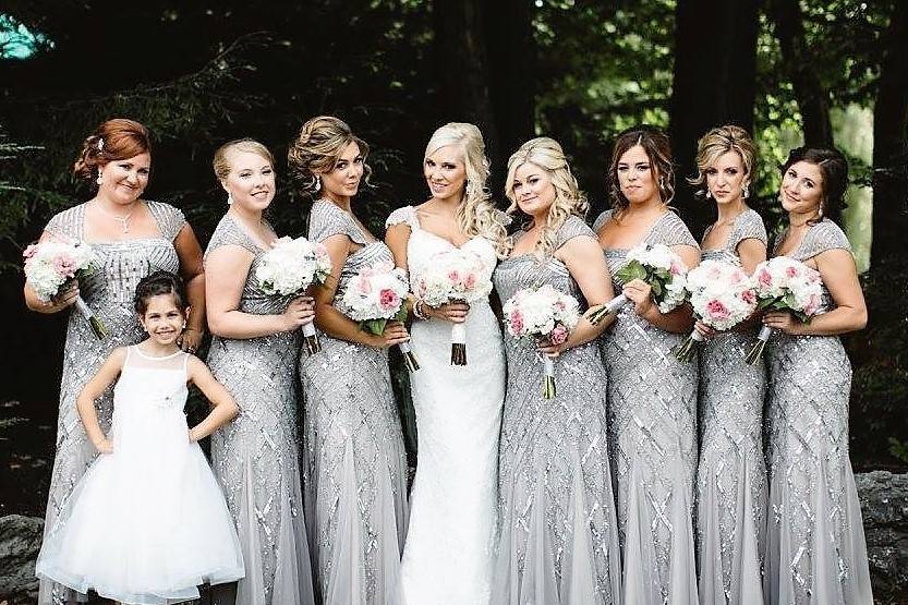 Silver wedding stunner!