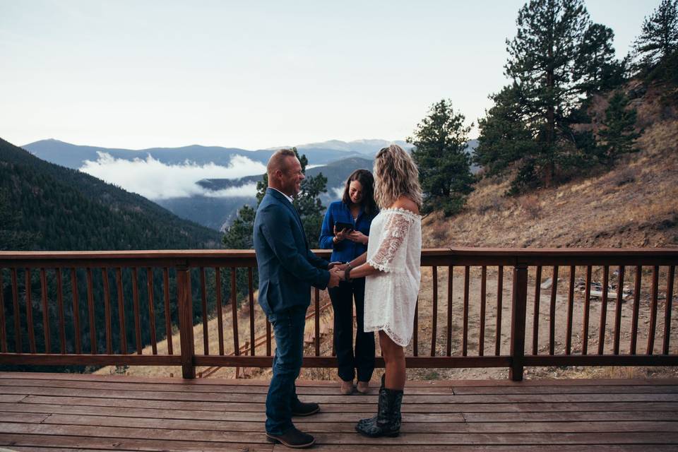 Mountain Top Vow Renewal