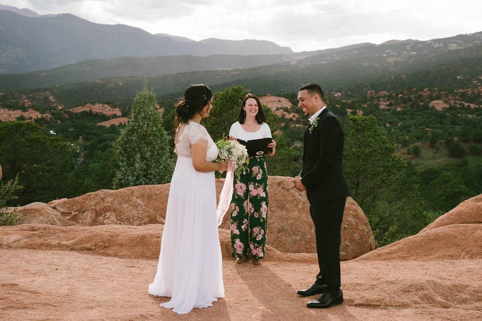 Garden of the Gods Wedding