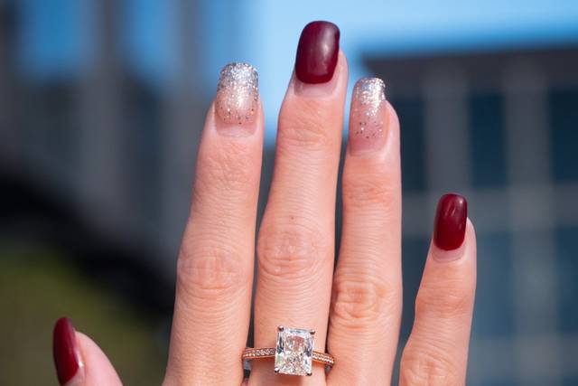 Radiant Cut Engagement Ring