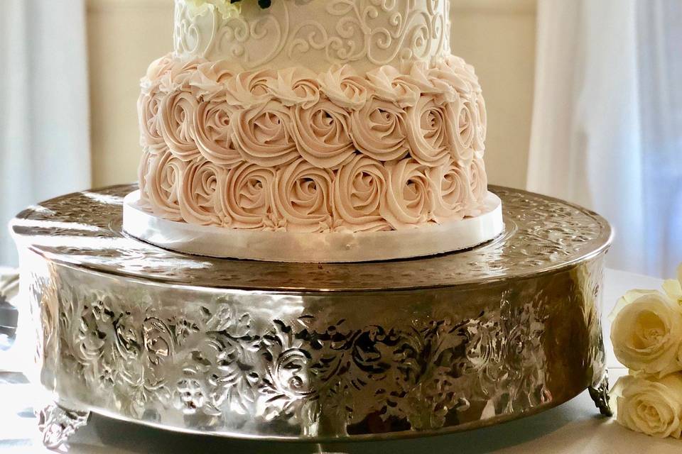 Wedding cake display